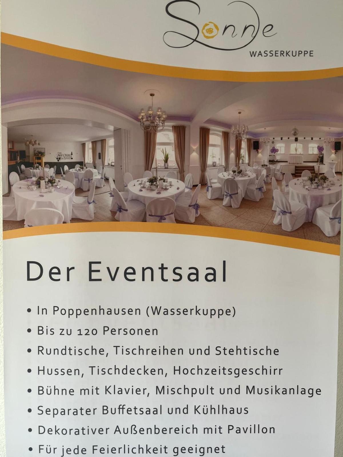 Zur Sonne "Gasthaus-Bar-Events" بوبنهاوزن المظهر الخارجي الصورة